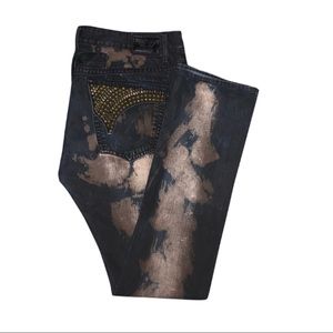 Robin’s Jeans Style D5696 gem stones Long Flap Men’s 42